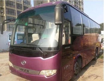 39 Koltuklar Kullanılmış Tur Otobüsü, Dizel Yakıt Yolcu Seyahatinde Kullanılan Higer Otobüs